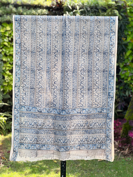 Block Printed Mulmul Cotton Dupatta