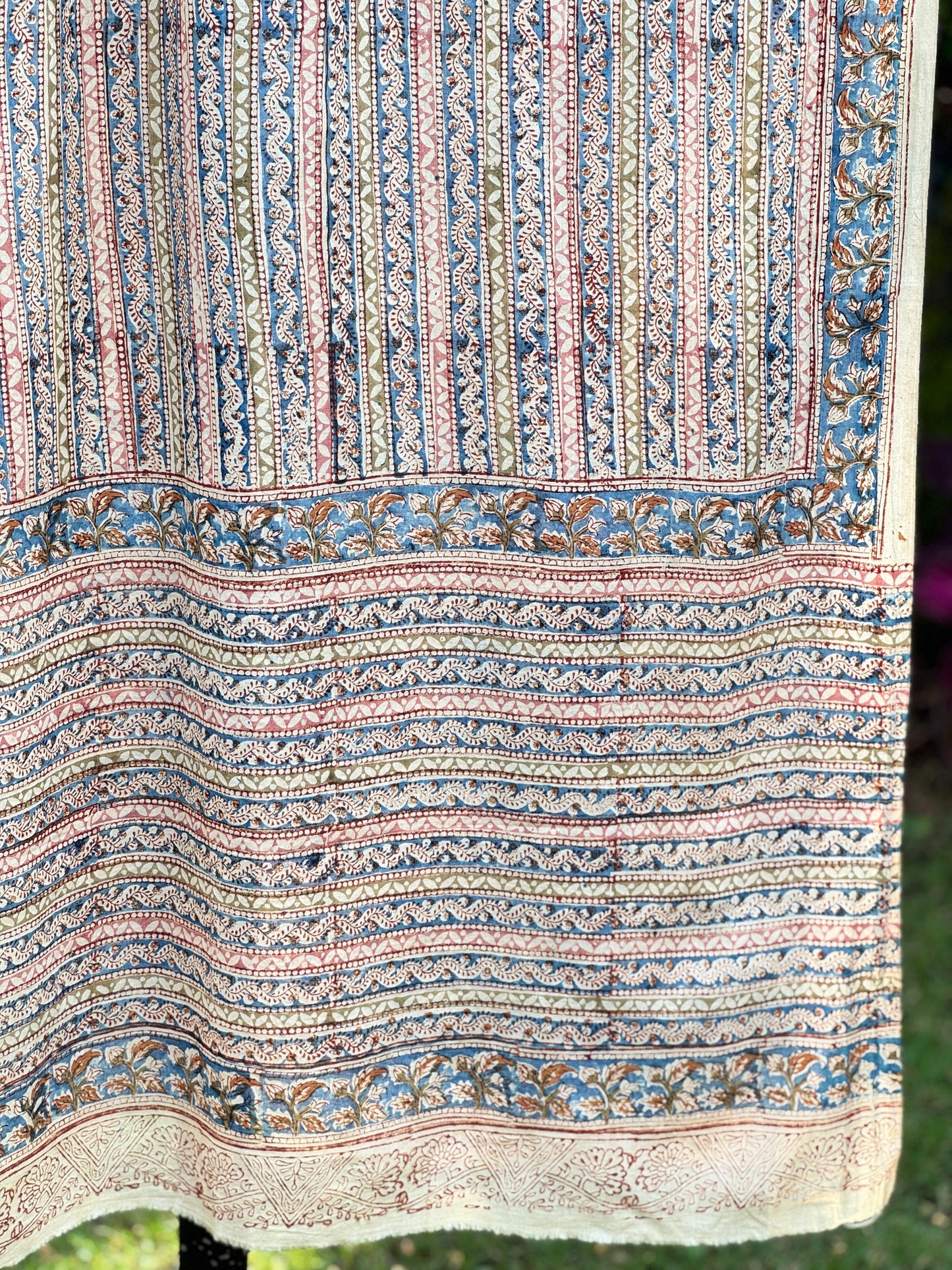 Block Printed Mulmul Cotton Dupatta