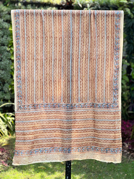 Block Printed Mulmul Cotton Dupatta
