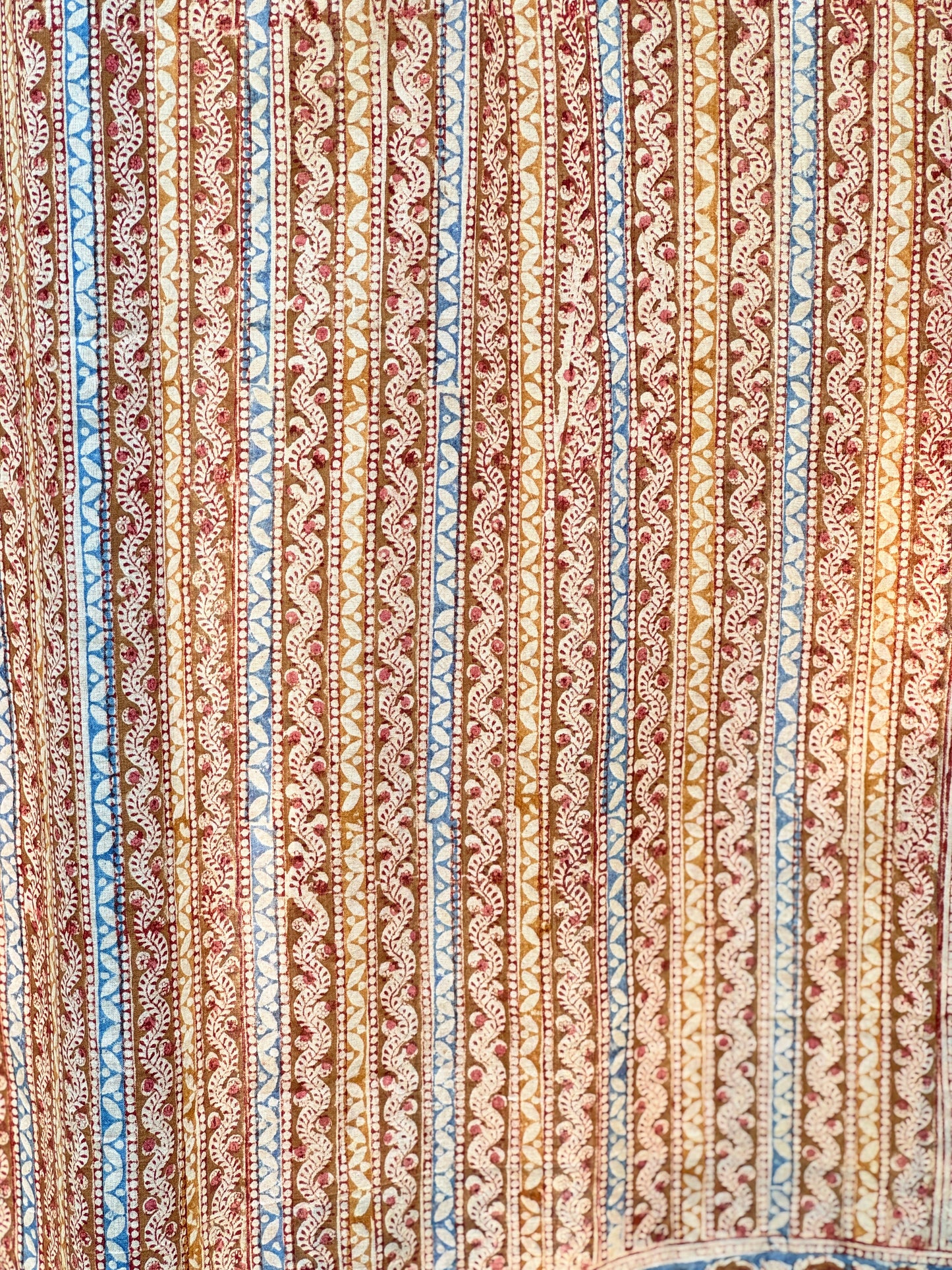 Block Printed Mulmul Cotton Dupatta