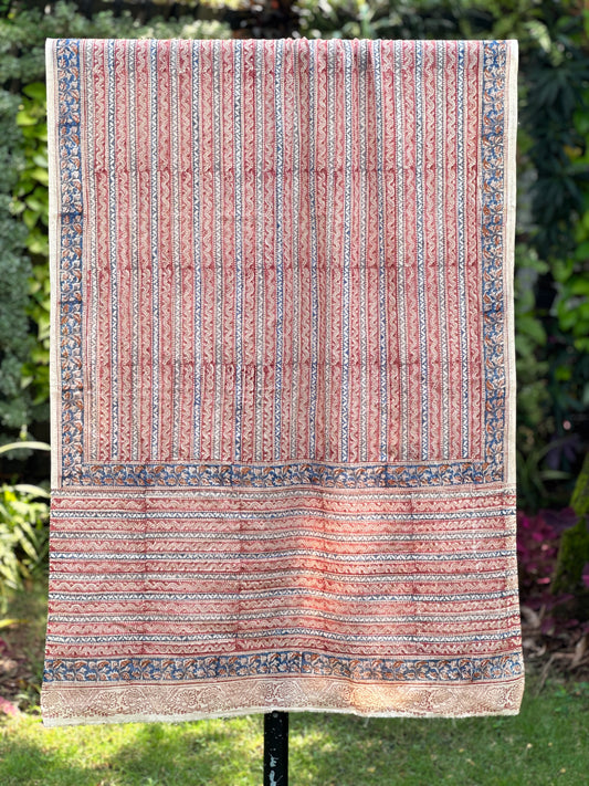 Block Printed Mulmul Cotton Dupatta