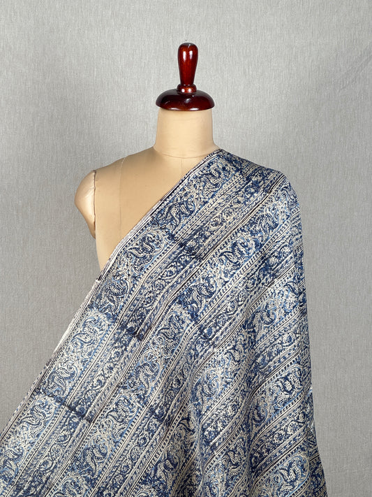 Kalamkari Printed Chanderi Silk Fabric
