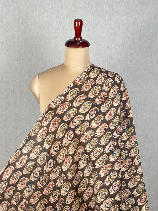 Kalamkari Printed Chanderi Silk Fabric