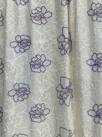 Embroidered 40 gm Banarasi Chanderi Fabric