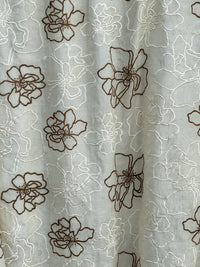 Embroidered 40 gm Banarasi Chanderi Fabric