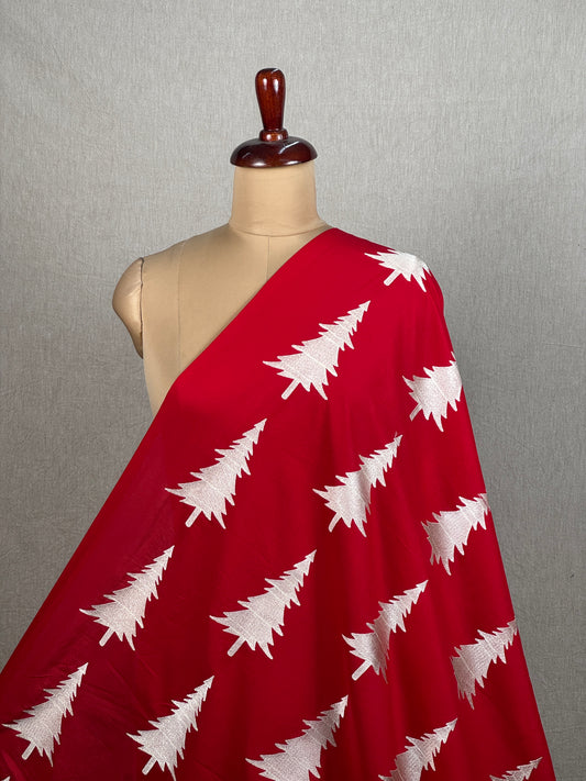 Embroidered Kora Cotton Fabric