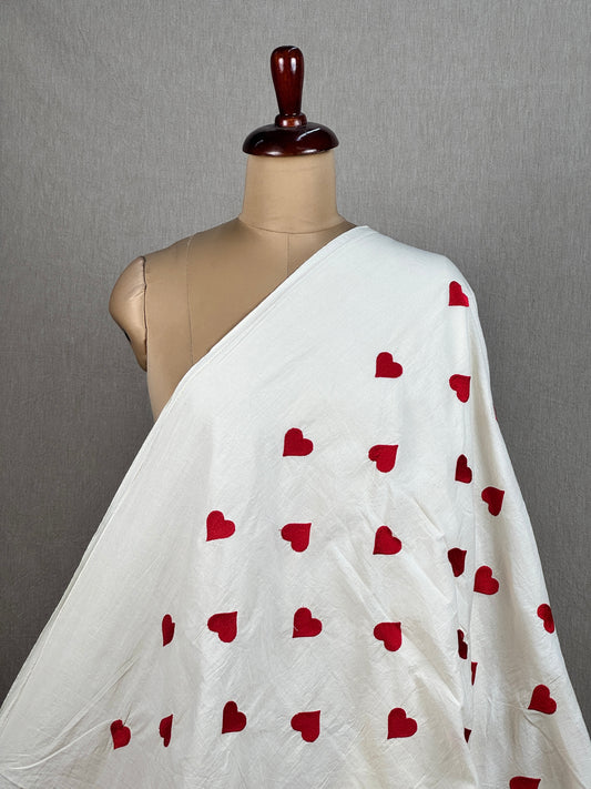 Embroidered Kora Cotton Fabric