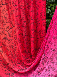 Embroidered 4D Banarasi Silk Chanderi Fabrics