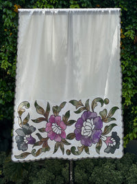 Appliquéd & Brush Painted Mulmul Cotton Dupatta