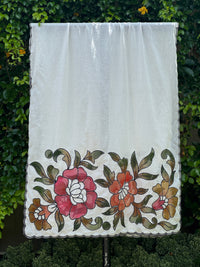 Appliquéd & Brush Painted Mulmul Cotton Dupatta