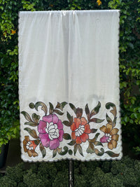 Appliquéd & Brush Painted Mulmul Cotton Dupatta