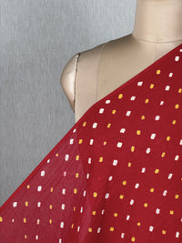 Bandhani Mul Cotton Fabric