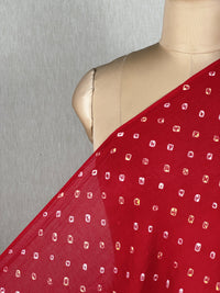Bandhani Mul Cotton Fabric