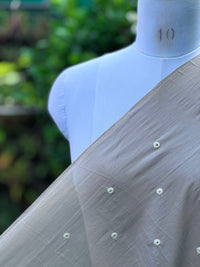 Embroidered & Mirror Work Mul Cotton Fabrics