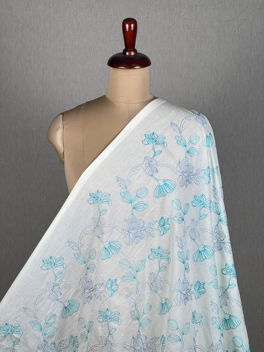 Embroidered Kora Cotton Fabric