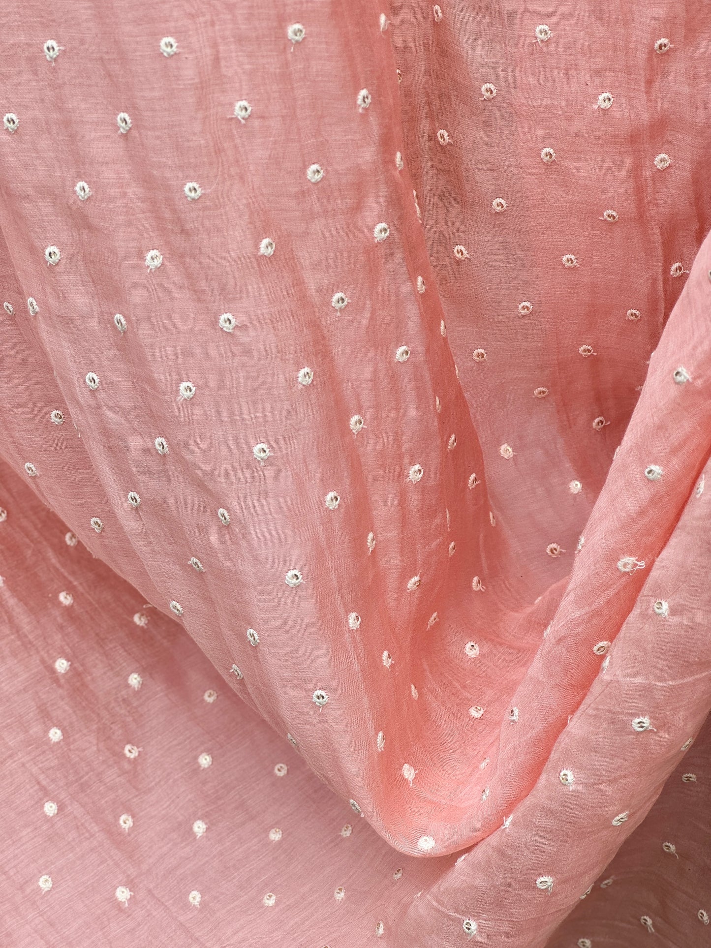Sequins Embroidered 40gm Banarasi Chanderi Fabrics