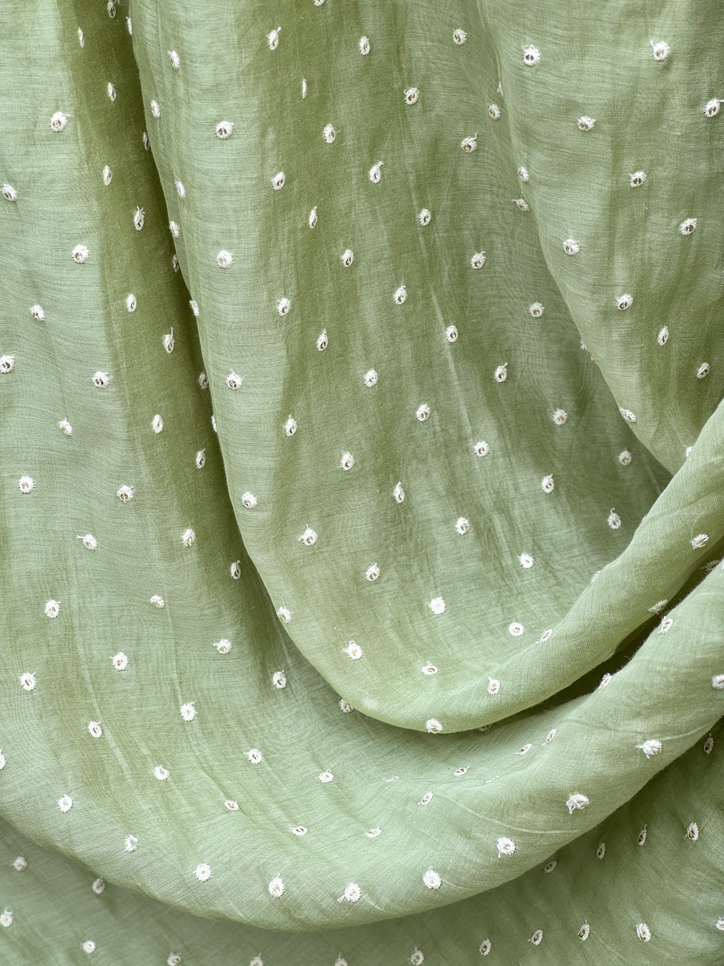 Sequins Embroidered 40gm Banarasi Chanderi Fabrics