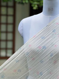 Digital Printed Banarasi Mul Chanderi Fabric