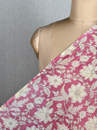 Printed Mul Chanderi Fabrics