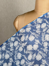 Printed Mul Chanderi Fabrics