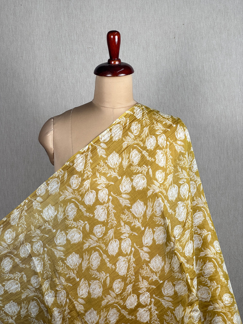 Printed Mul Chanderi Fabrics