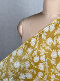 Printed Mul Chanderi Fabrics
