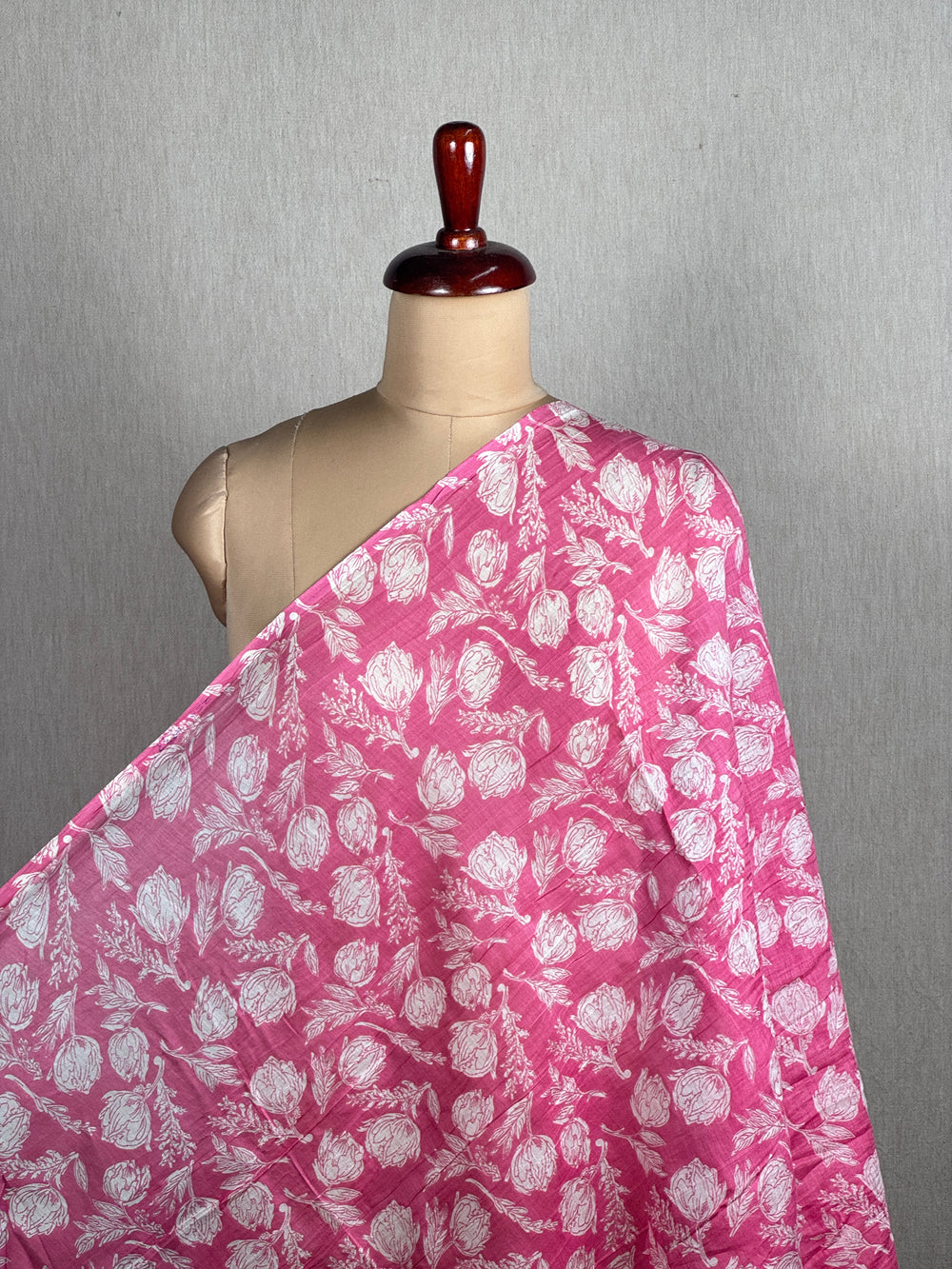 Printed Mul Chanderi Fabrics