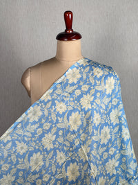 Printed Mul Chanderi Fabrics