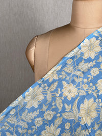 Printed Mul Chanderi Fabrics