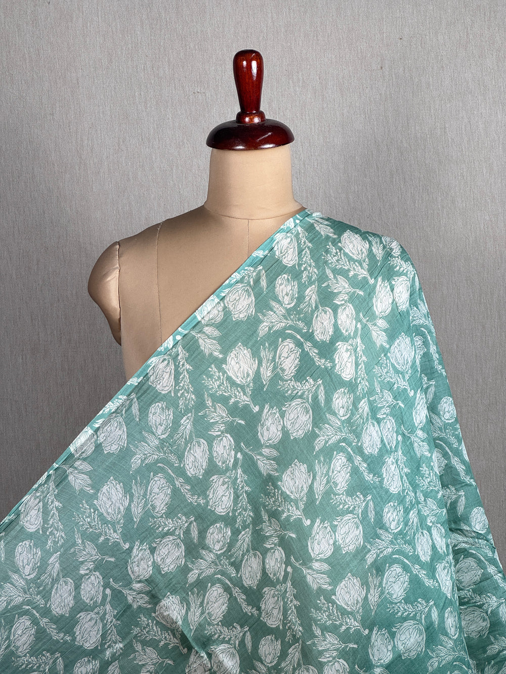 Printed Mul Chanderi Fabrics