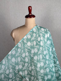 Printed Mul Chanderi Fabrics