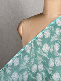 Printed Mul Chanderi Fabrics