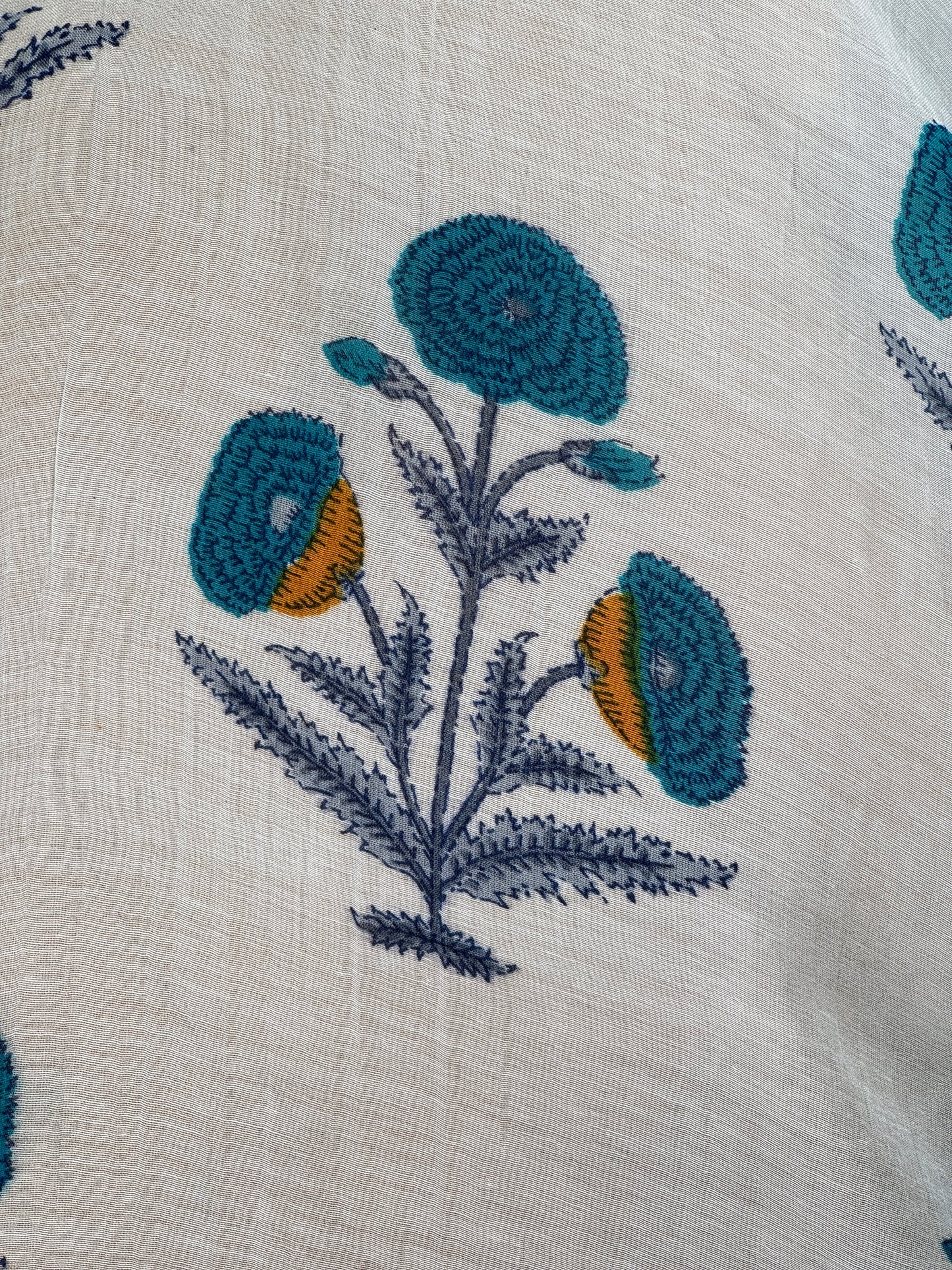 Printed Malai Chanderi Fabric
