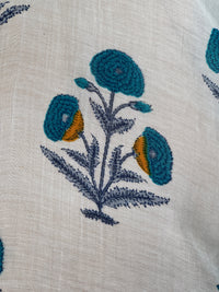 Printed Malai Chanderi Fabric