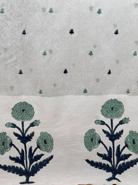 Block Printed Banarasi Chanderi Fabrics