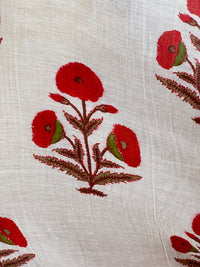 Printed Malai Chanderi Fabric