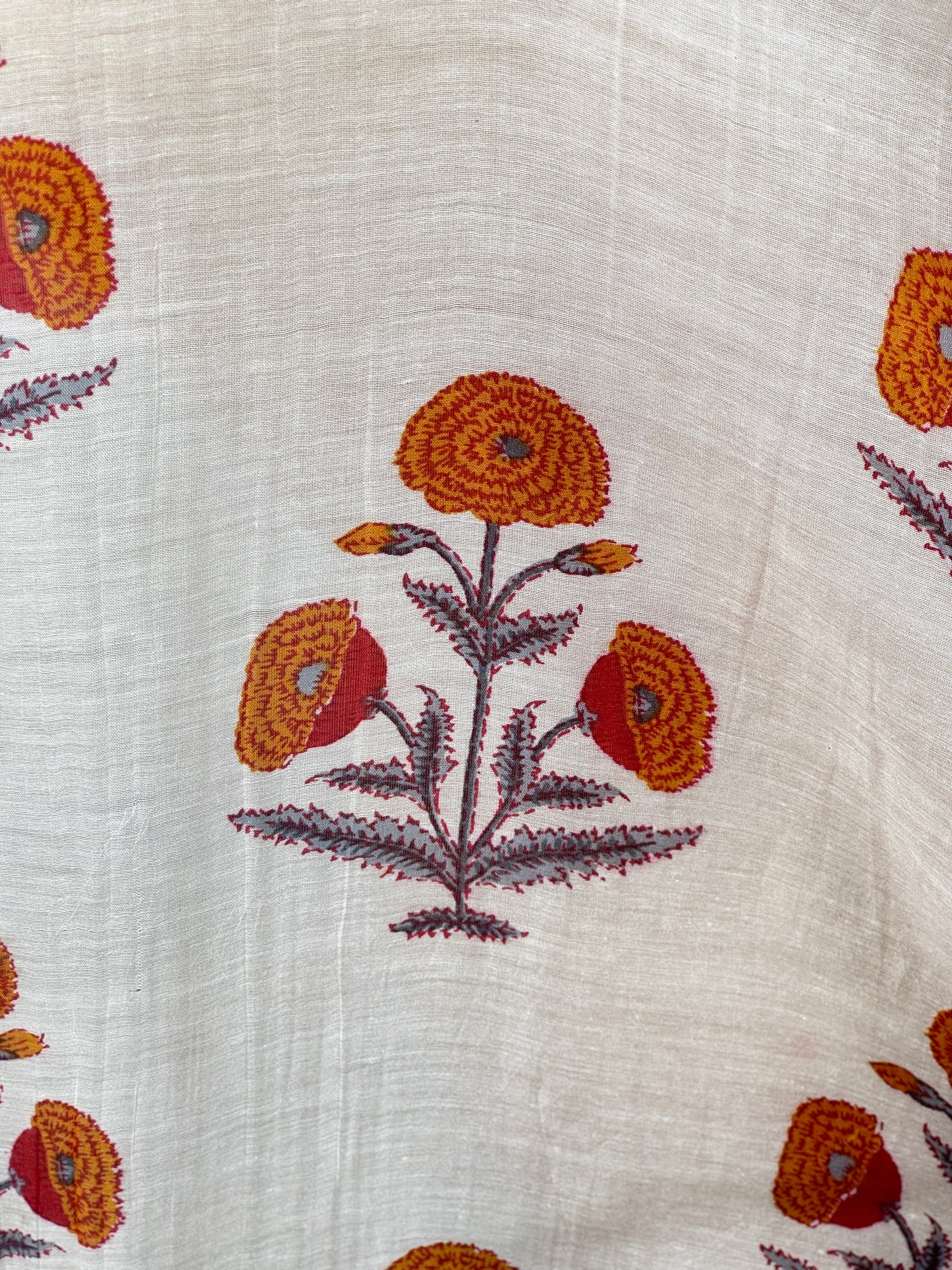Printed Malai Chanderi Fabric