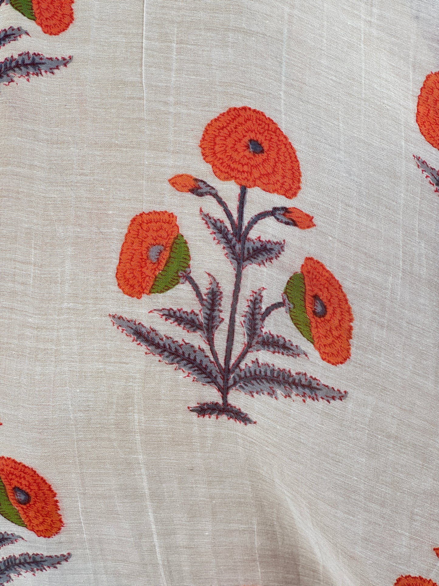 Printed Malai Chanderi Fabric