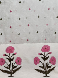 Block Printed Banarasi Chanderi Fabrics