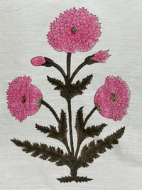 Block Printed Banarasi Chanderi Fabrics