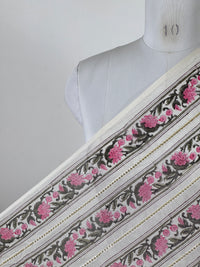 Block Printed Gotta Patti  Banarasi Chanderi Fabrics