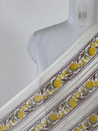 Block Printed Gotta Patti  Banarasi Chanderi Fabrics