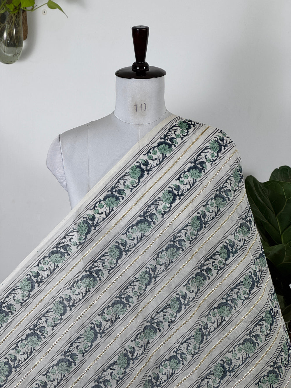 Block Printed Gotta Patti  Banarasi Chanderi Fabrics
