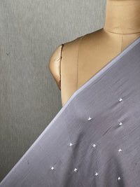 Embroidered & Mirror Work Mul Cotton Fabrics