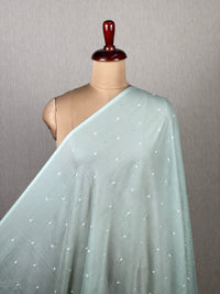 Embroidered & Mirror Work Mul Cotton Fabrics