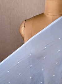 Embroidered & Mirror Work Mul Cotton Fabrics