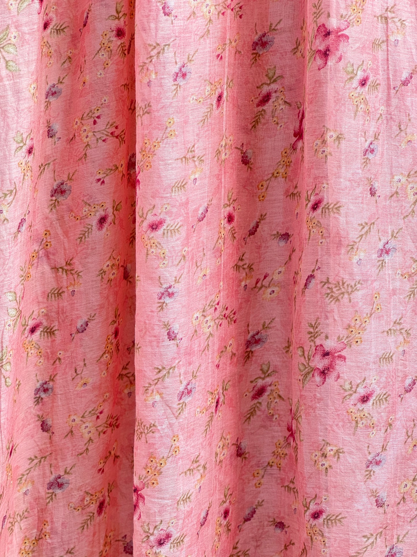 Printed Malai Chanderi Fabric
