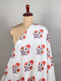 Printed Cambric Cotton  Fabric