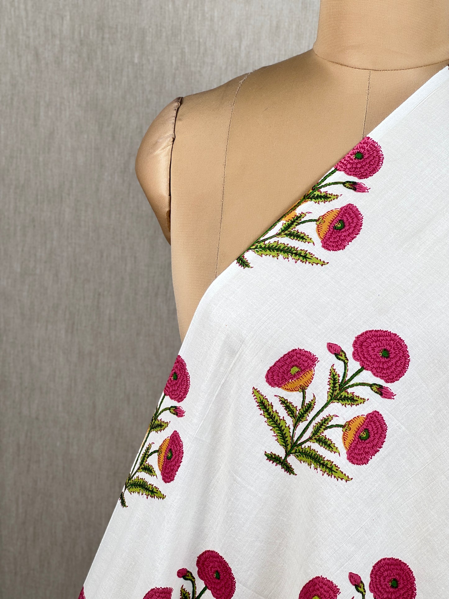 Printed Mulmul Cotton  Fabric