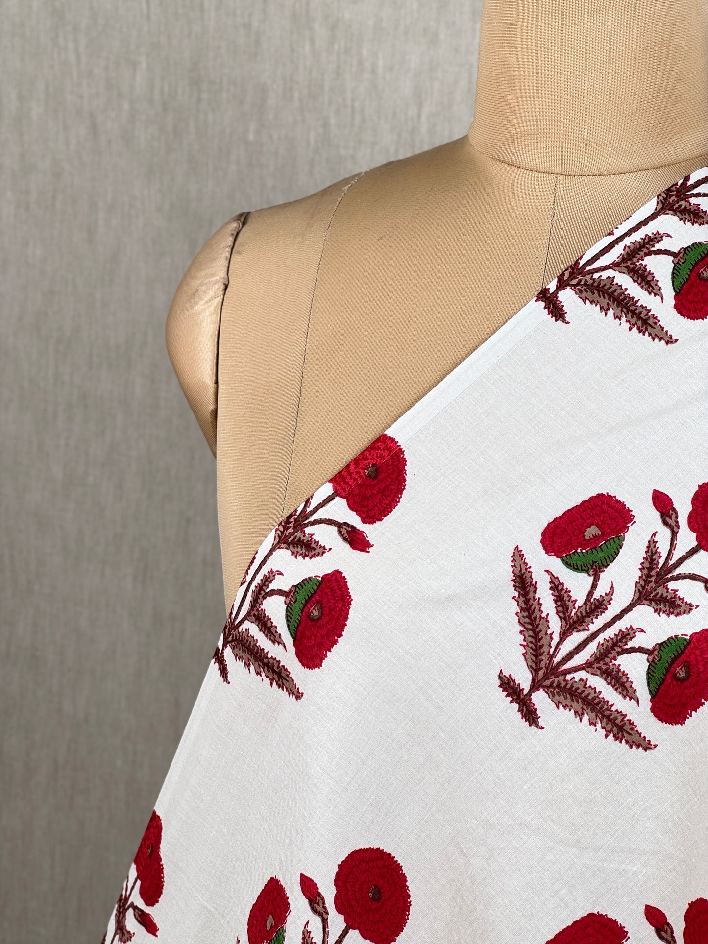 Printed Mulmul Cotton  Fabric
